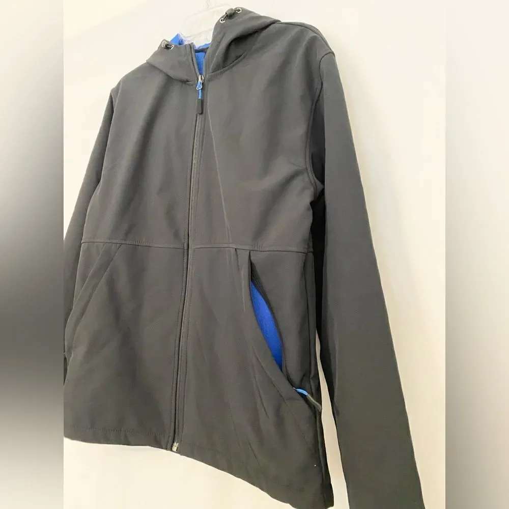 PGA Tour hooded black and blue jacket size S